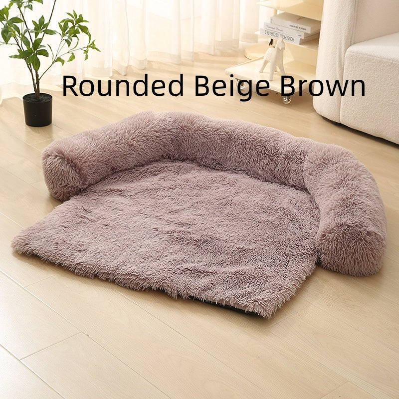 Large Dog Plush Winter Warm Sofa Cushion