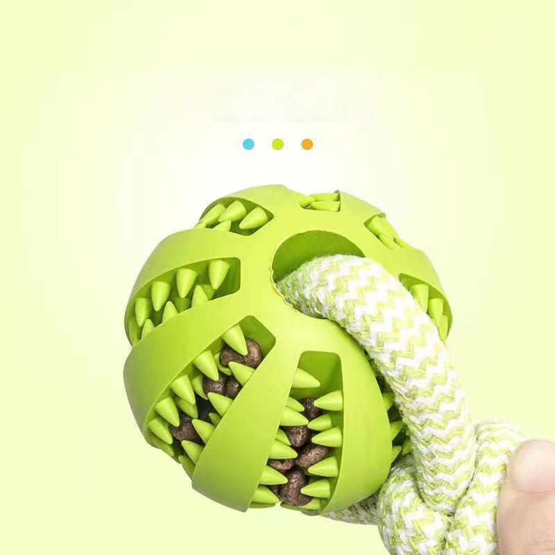 Dog Toys Treat Balls Interactive Hemp Rope
