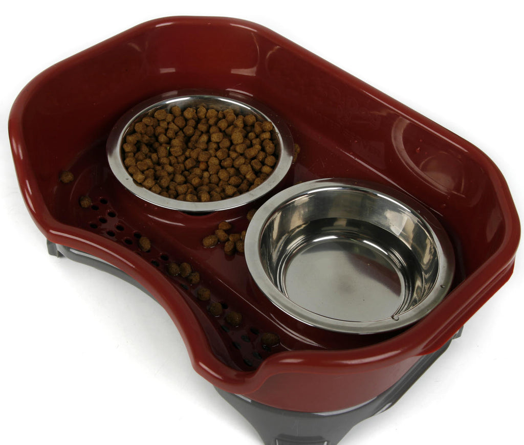 Dog bowl cat bowl pet cat double basin