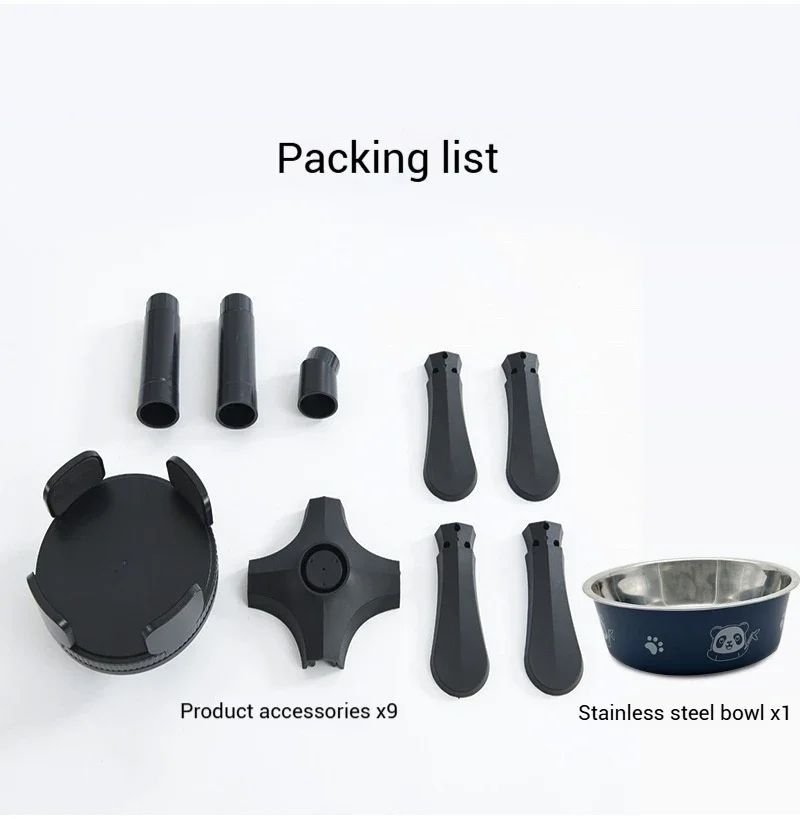 Adjustable Elevated Dog Food Bowls