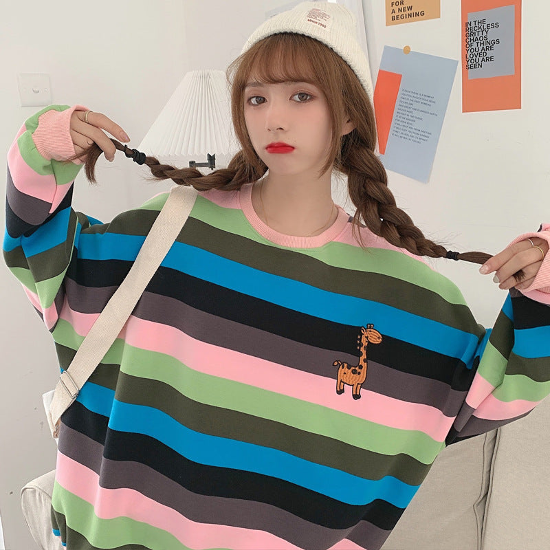 Rainbow Pet Clothing Plus Velvet