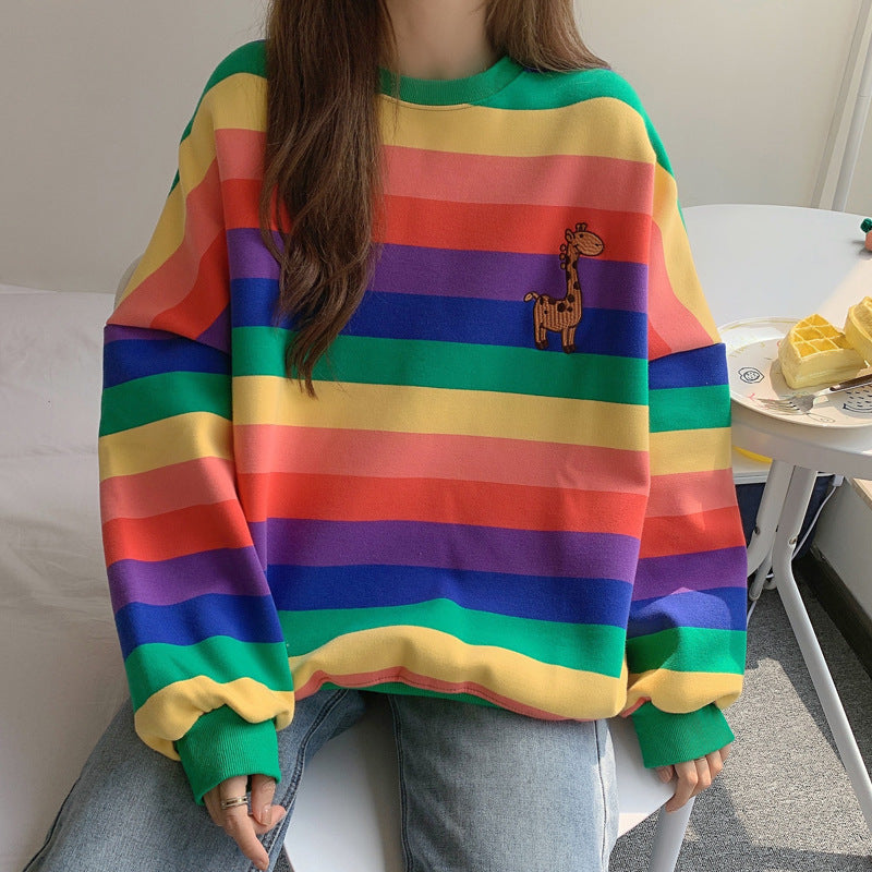 Rainbow Pet Clothing Plus Velvet
