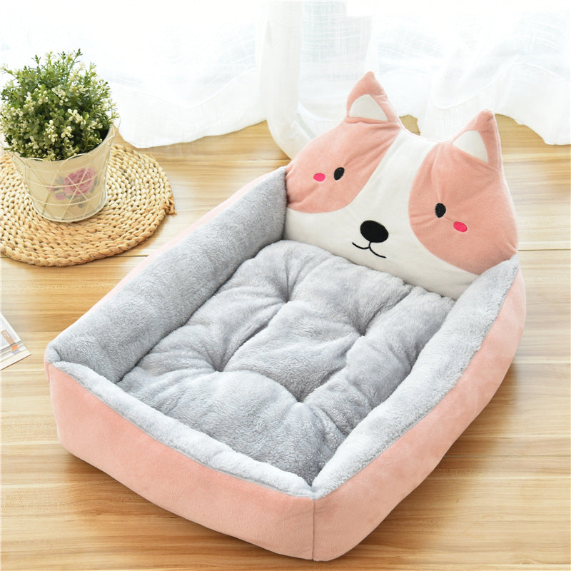 Large Pet Cat Dog Bed 7Colors Warm