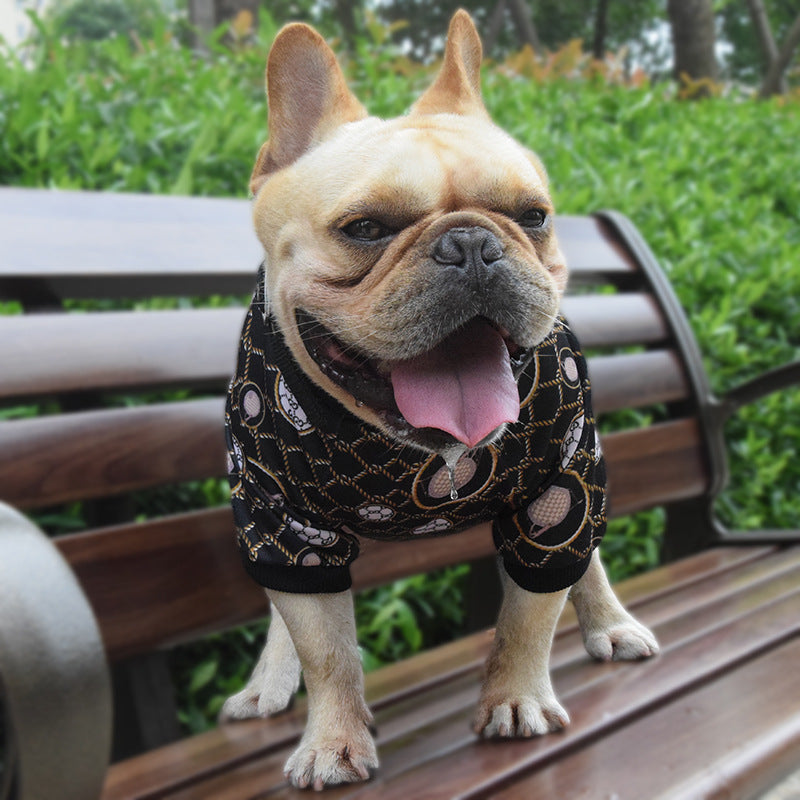 Bag Printing Dog Clothes Spring