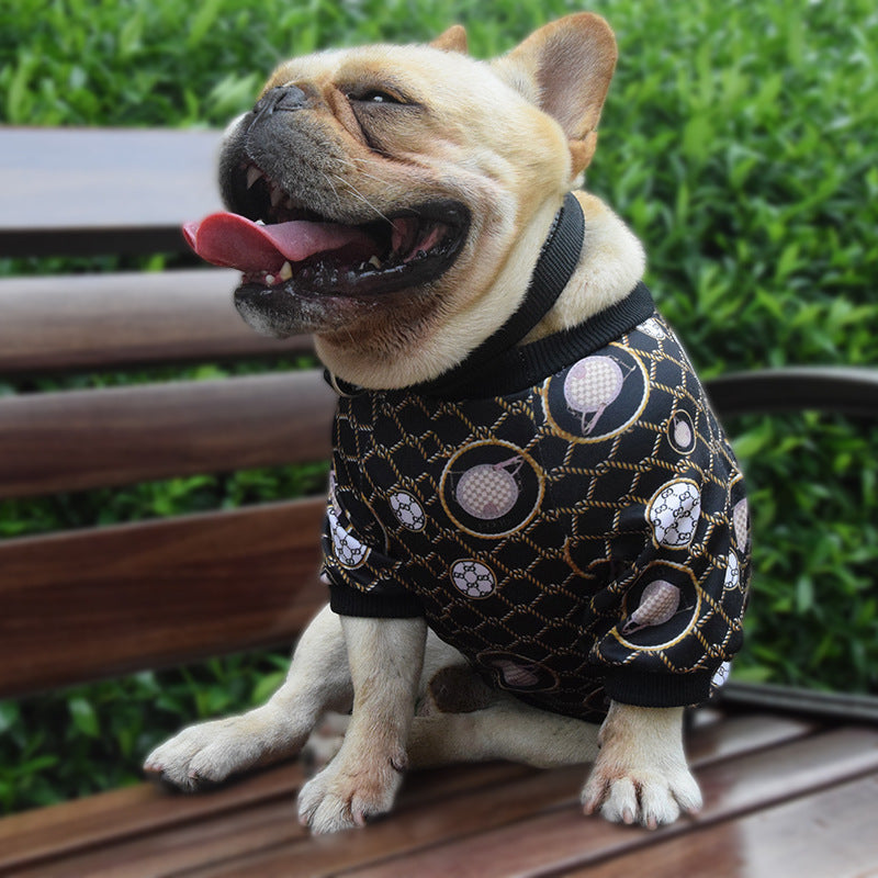 Bag Printing Dog Clothes Spring