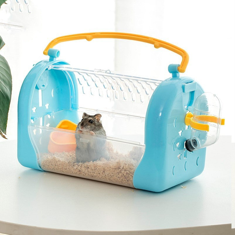 Hamster Out To Carry Cage
