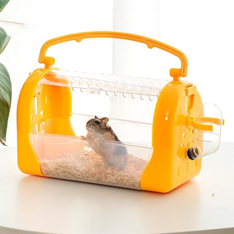 Hamster Out To Carry Cage