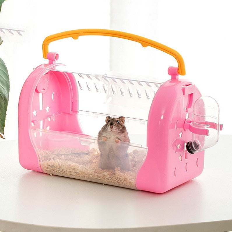 Hamster Out To Carry Cage