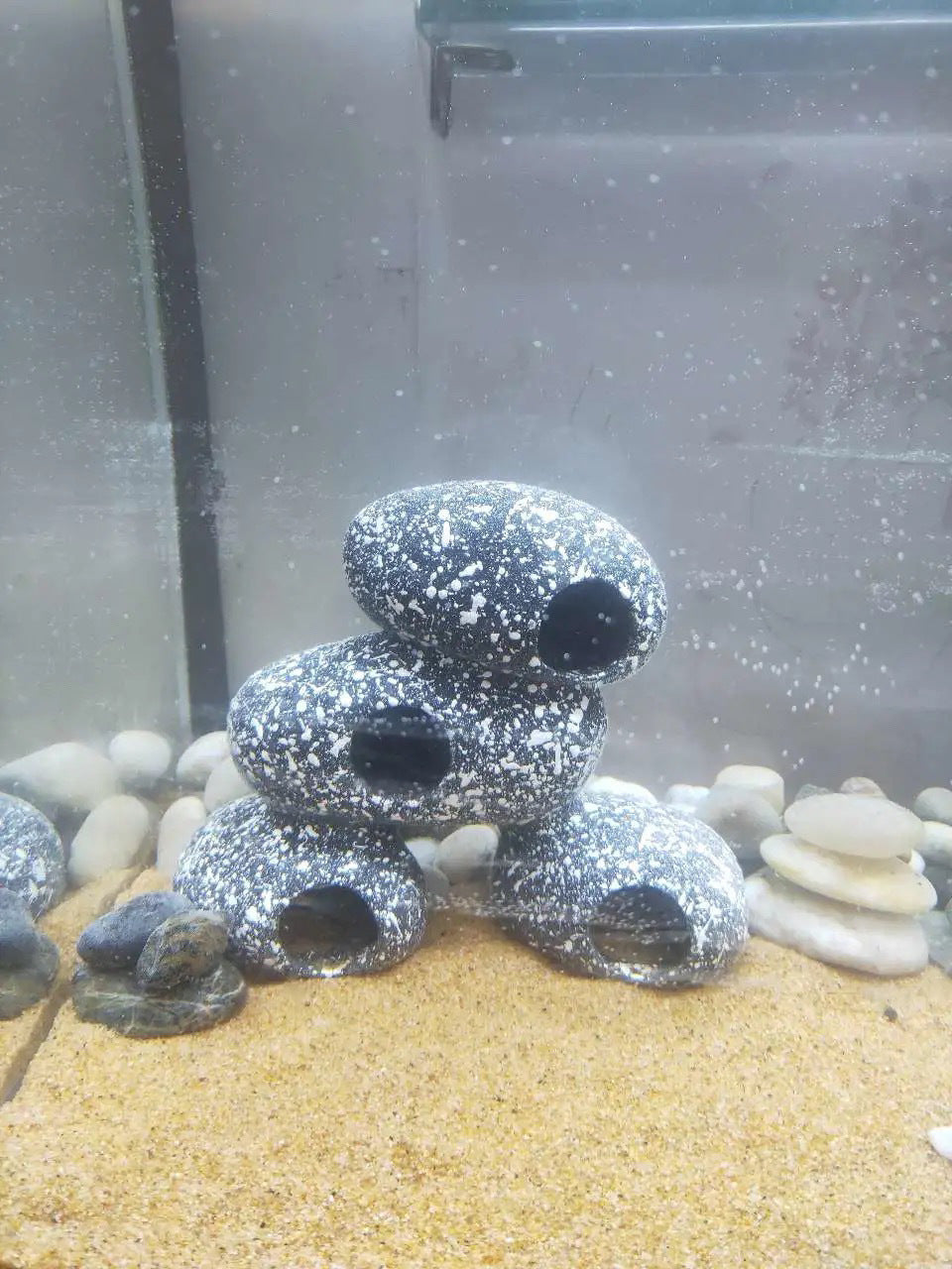 Fish Tank Stone View Decorative