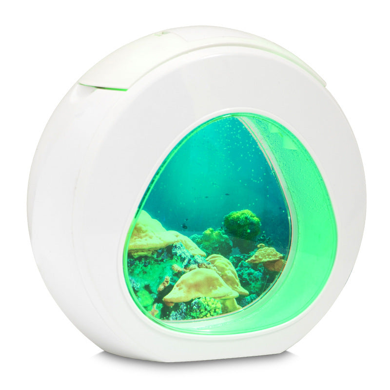 Electronic jellyfish aquarium night light