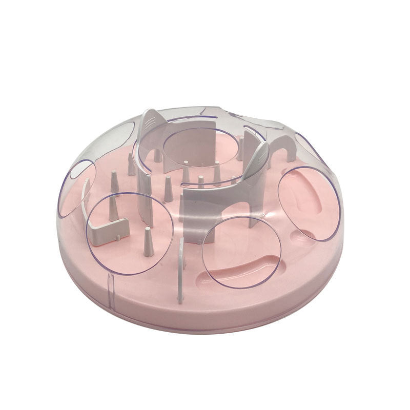 Pet Cat Toy Maze Slow Food Bowl