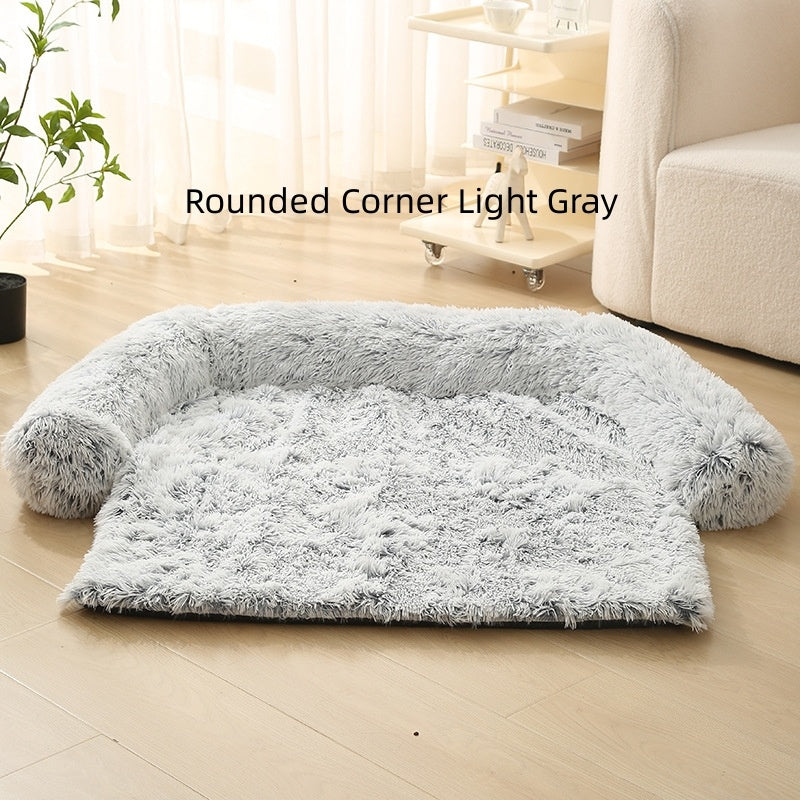 Large Dog Plush Winter Warm Sofa Cushion