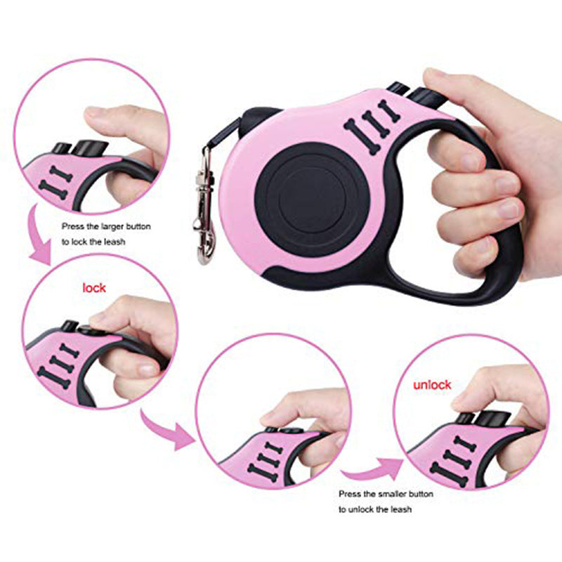 Leash Dog Traction Rope Device