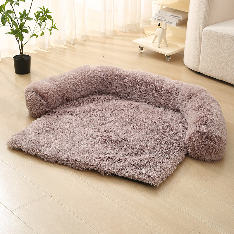 Large Dog Plush Winter Warm Sofa Cushion