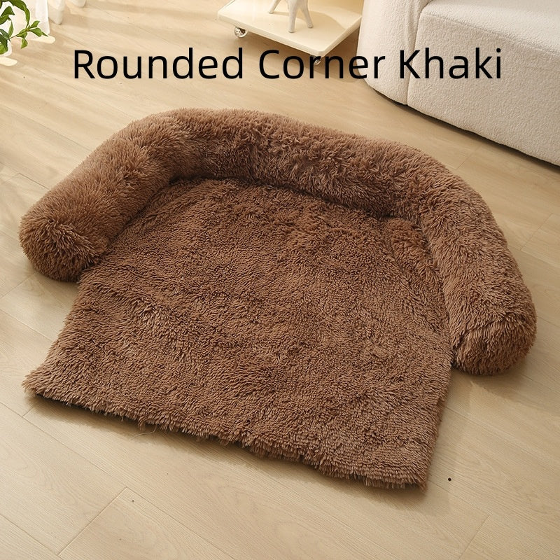 Large Dog Plush Winter Warm Sofa Cushion