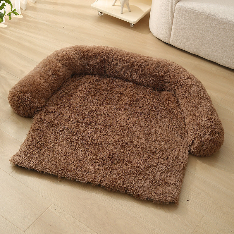 Large Dog Plush Winter Warm Sofa Cushion