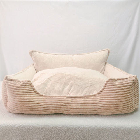 Plush Warm Pet Kennel Dog Bed