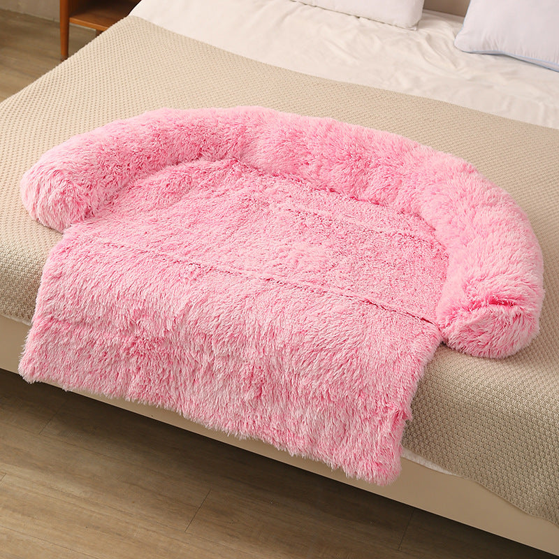 Large Dog Plush Winter Warm Sofa Cushion