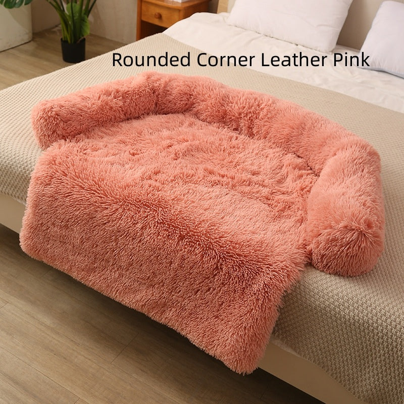 Large Dog Plush Winter Warm Sofa Cushion