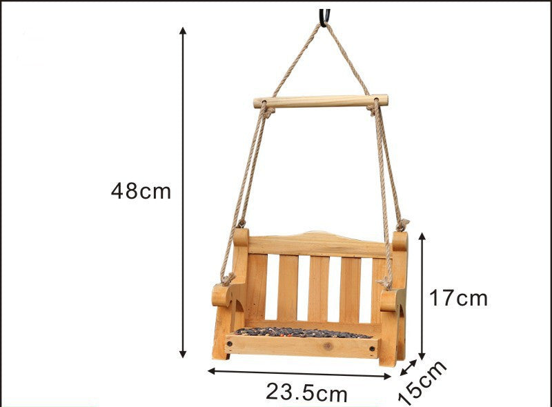 Retro Lijing Doll Swing Bird Feeder