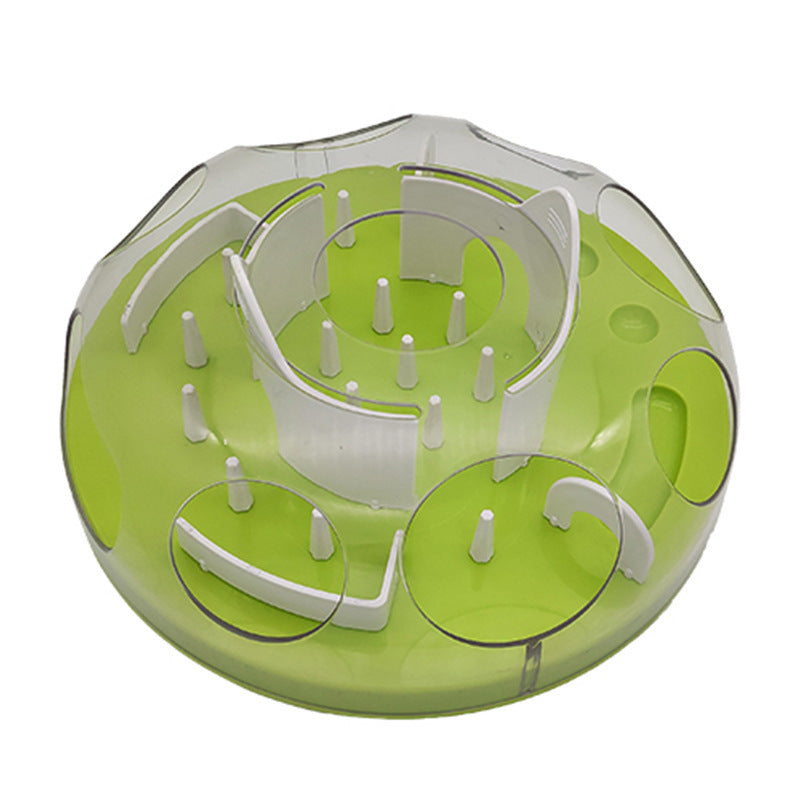 Pet Cat Toy Maze Slow Food Bowl