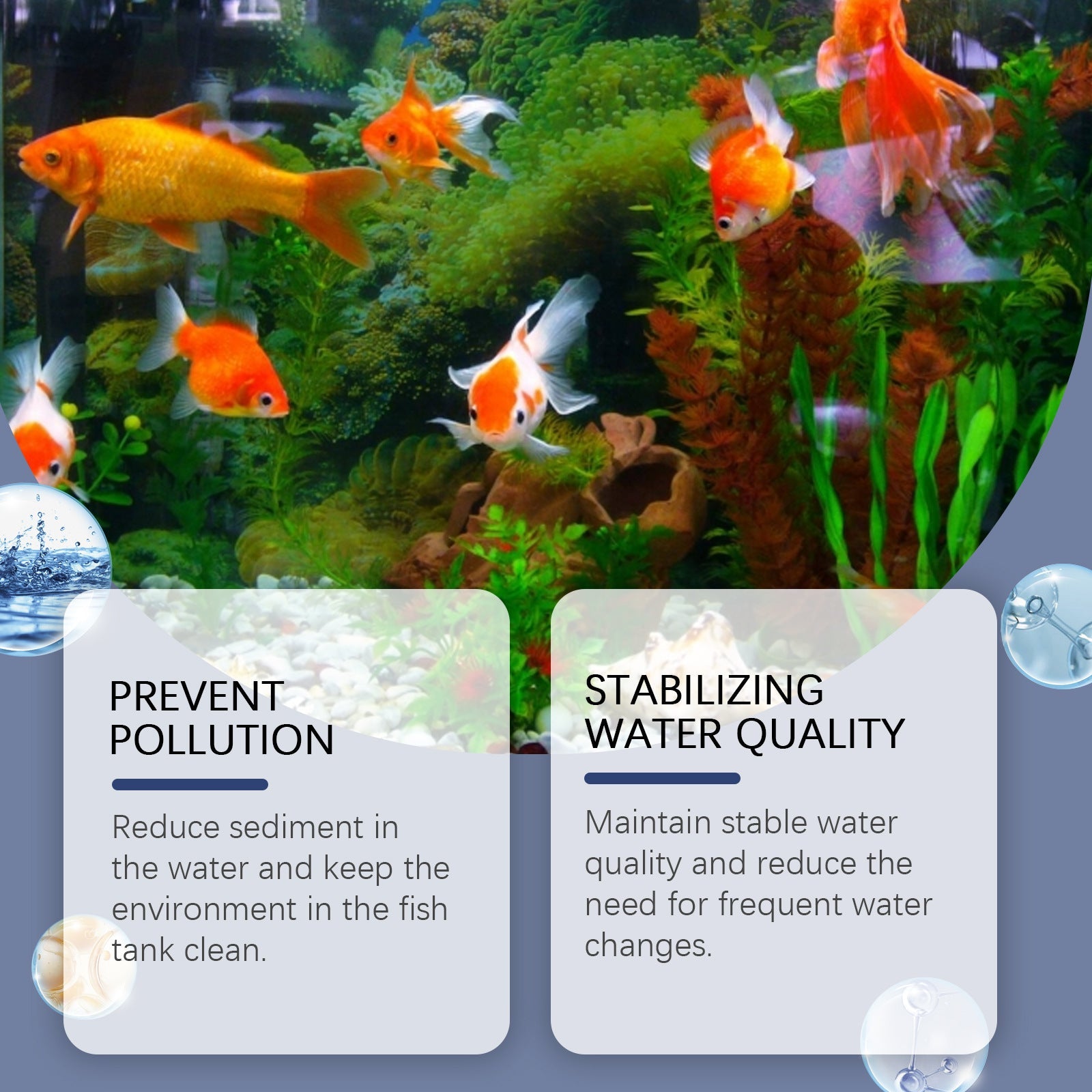 Fish Tank Water Quality Decontamination Cleaner
