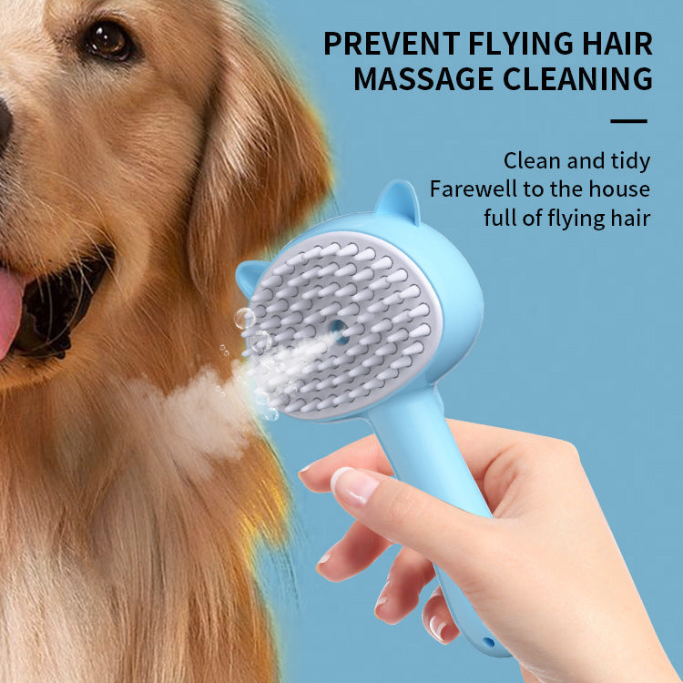 Hair Cleaning Brush With Mist Cat Grooming