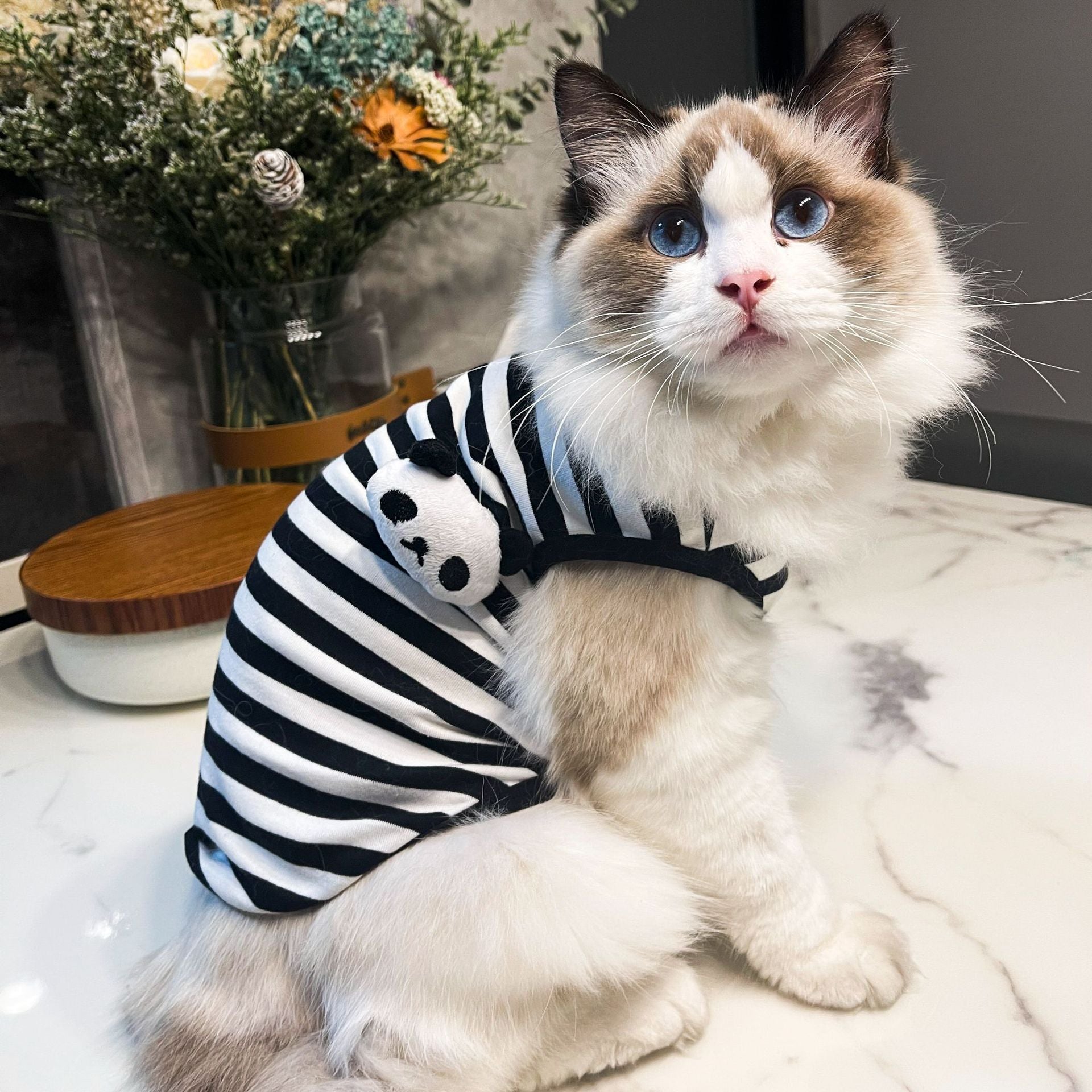 Striped Clothes Small Dog Pet Clothes