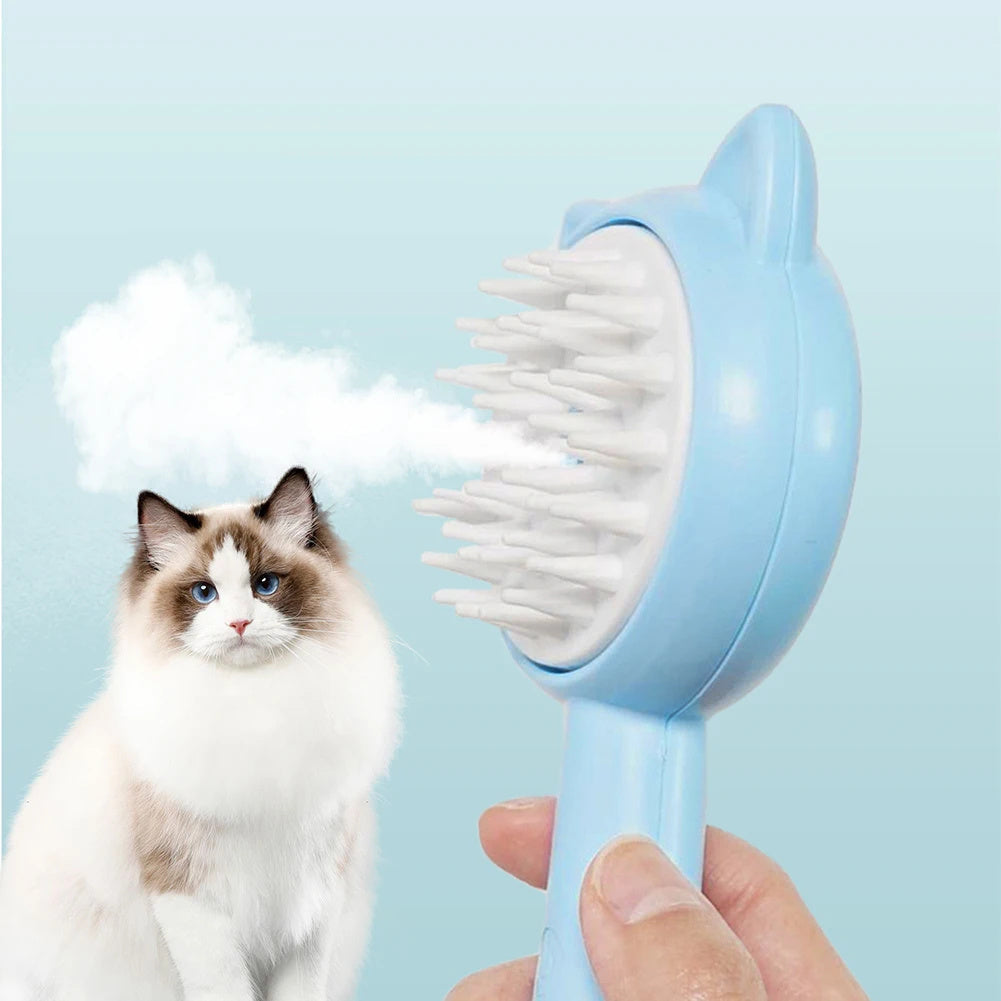 Hair Cleaning Brush With Mist Cat Grooming